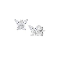 Boucles d'oreilles Amen Femme Petali in Argent Zircone EBUTBBB